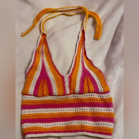 bluenotes knit holter top - Picture 1 of 2